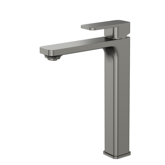 Zia Tall Basin Mixer - Gunmetal