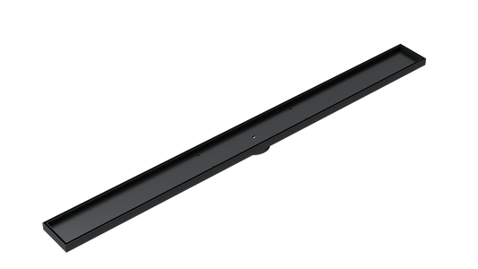 Ezyflow 1200mm Tile Insert Linear Waste DN89 - Matte Black