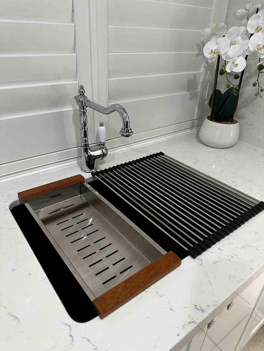 43x32 Sink Roller Mat Drainer â€“ Stainless Steel