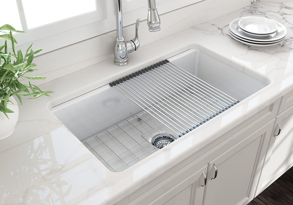 43x32 Sink Roller Mat Drainer â€“ Stainless Steel