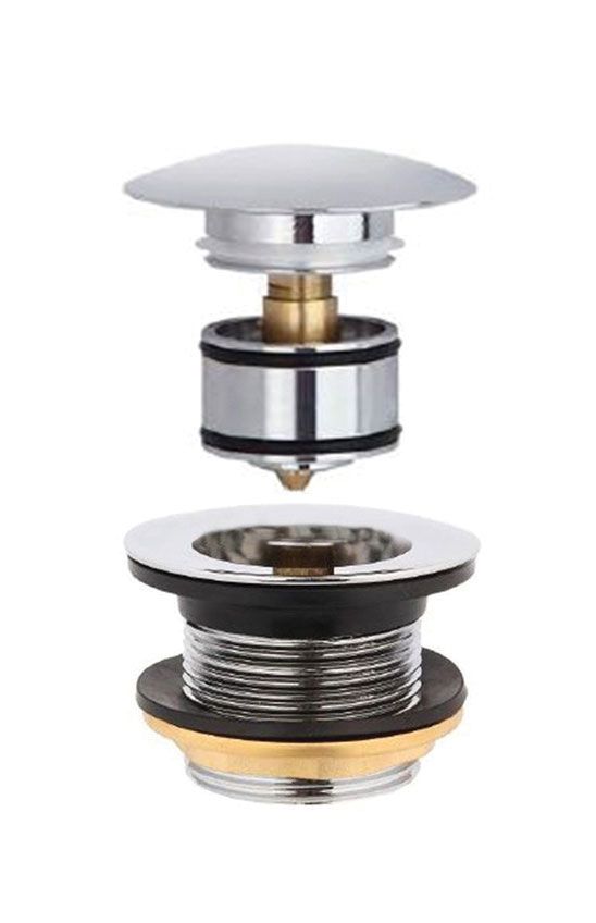 40mm Pull Out Pop-Up Bath Waste - Chrome