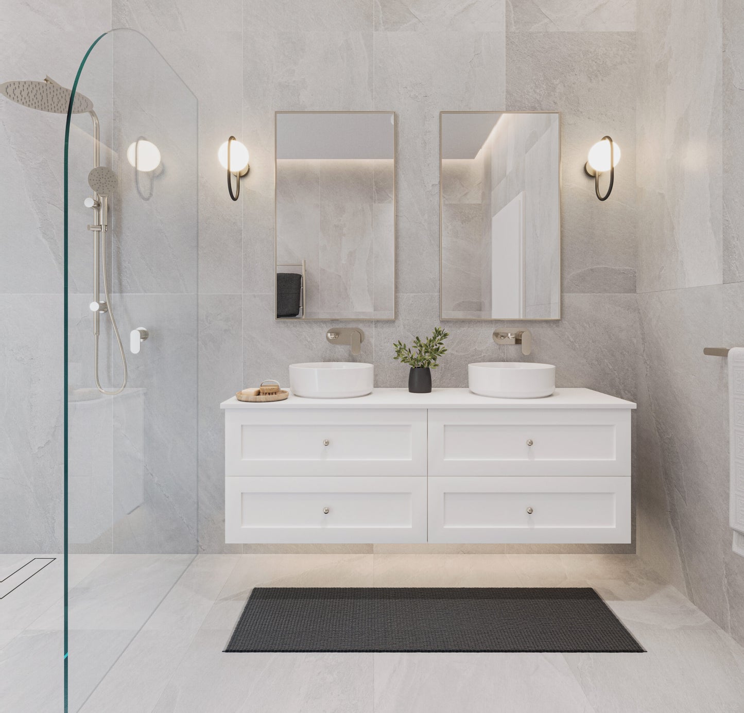 Souljet Shower Combination with 300mm Head - Brushed Nickel