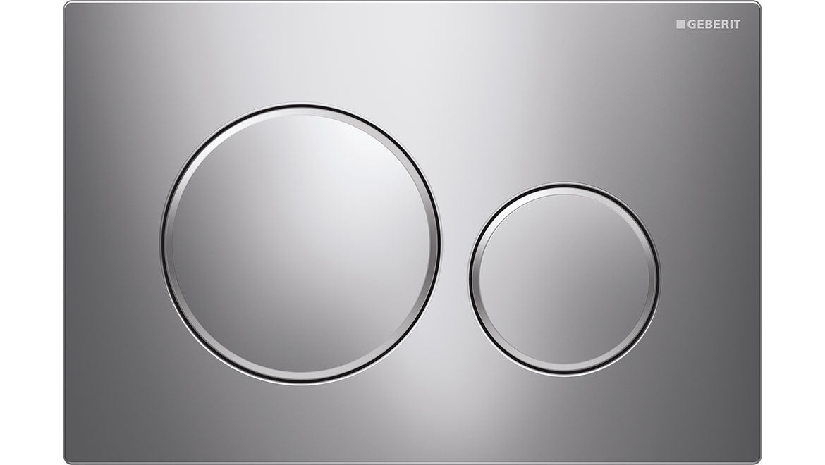 Sigma20 Chrome Round ABS Flush Plate