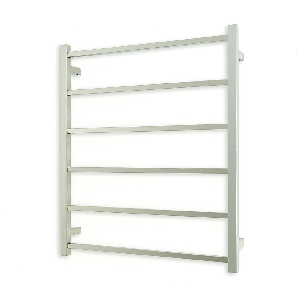 Radiant Polished Chrome 700 x 830mm Square NON-HEATED Towel Rail