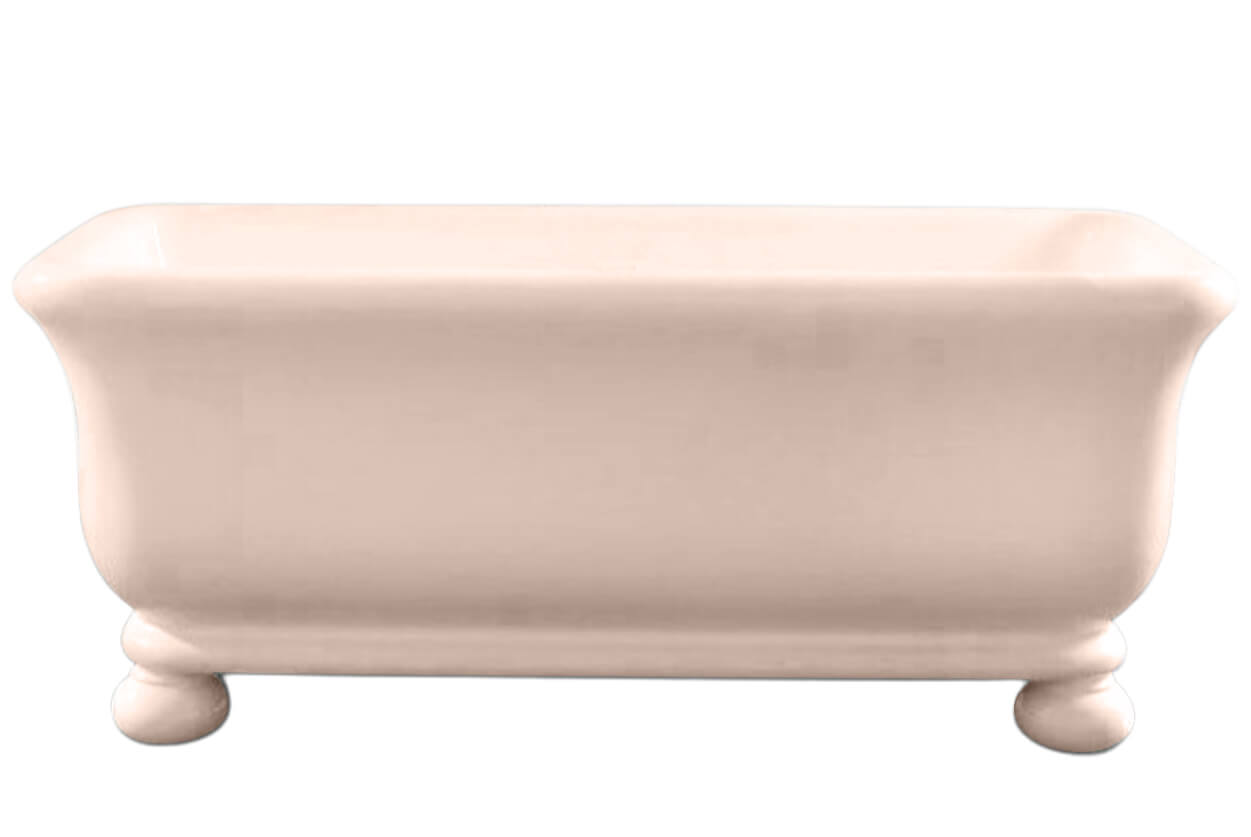 Kirkham 180 TitanCast Solid Surface Bath With Ball Feet - Special Finish