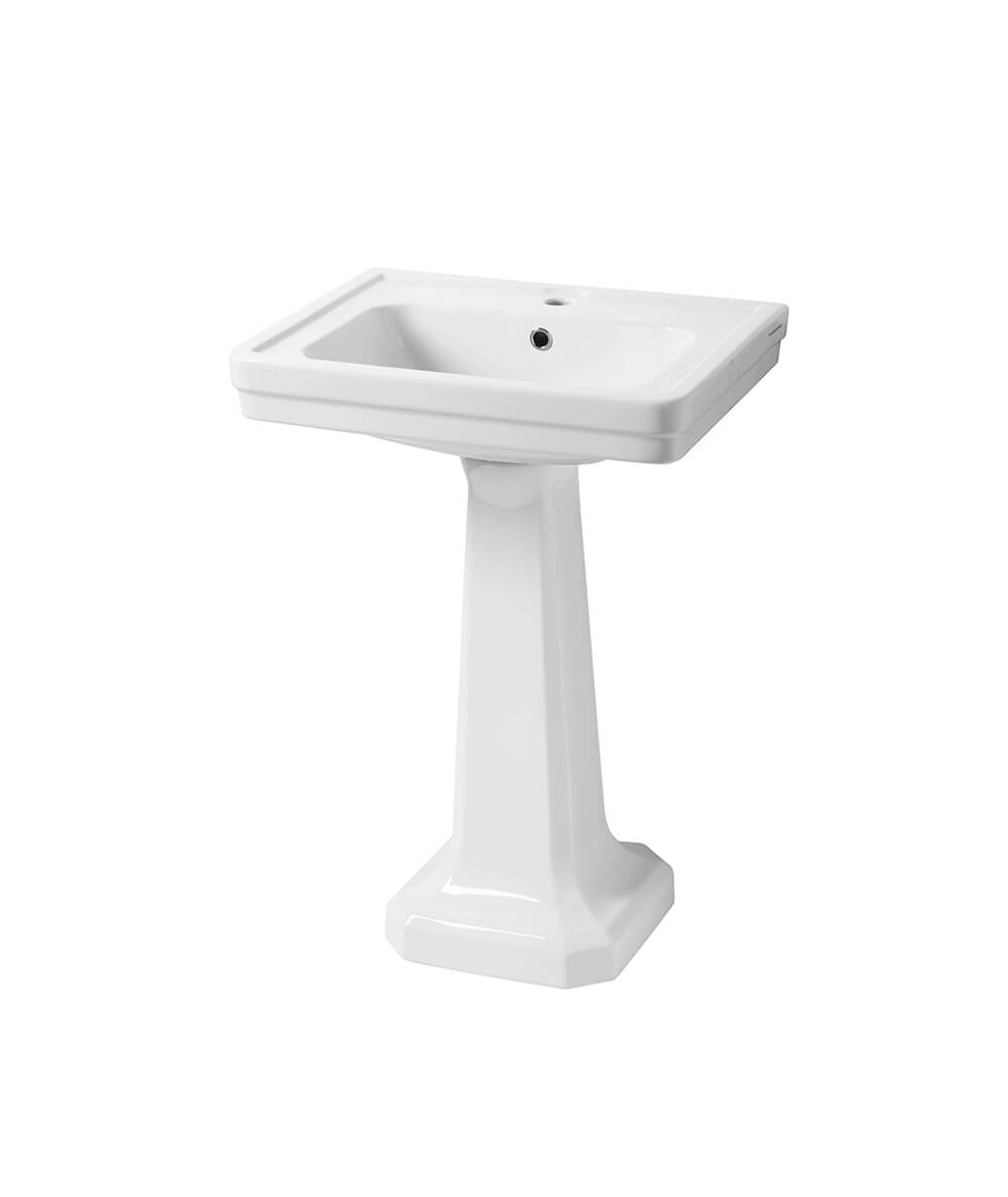 KIT - Stafford 58 X 45 Basin & Pedestal NTH