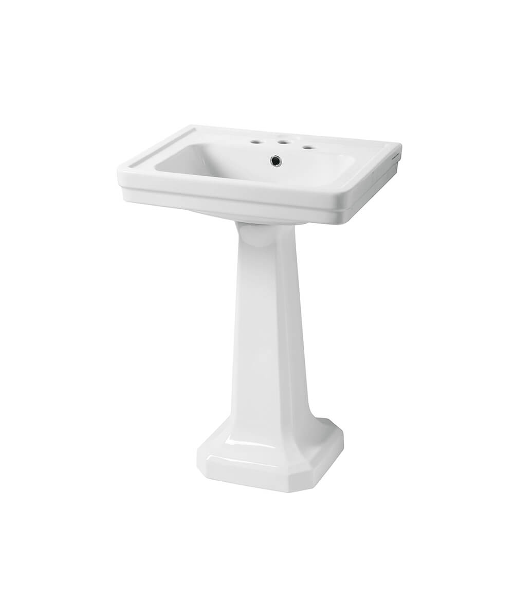 KIT - Stafford 58 X 45 Basin & Pedestal 3TH