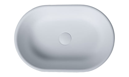 Blanche 53x36 TitanCast Basin - Satin Silk White