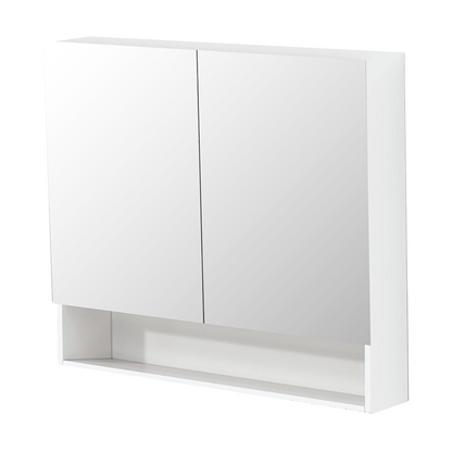 600mmx750mm PVC Shaving Cabinet - Gloss White