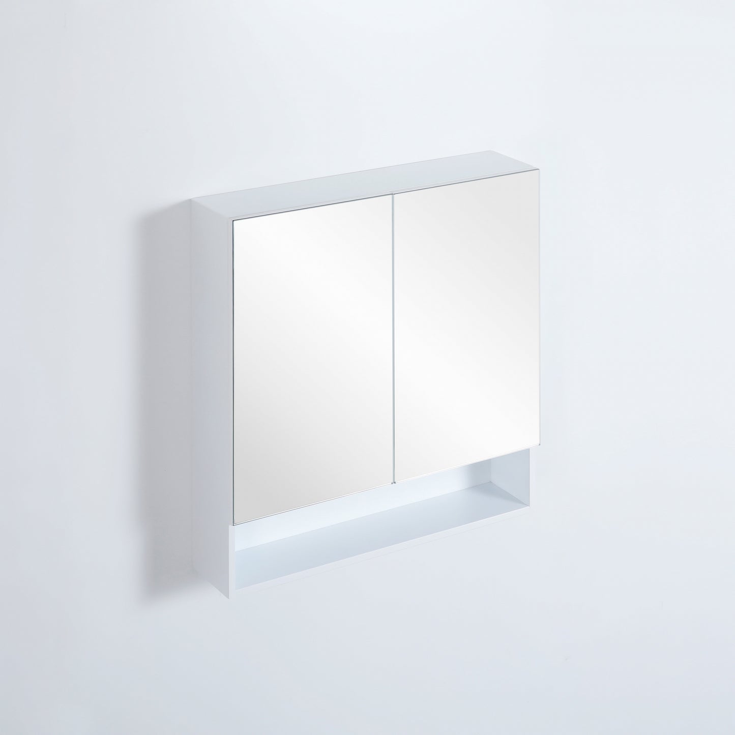 750mmx750mm Fremantle Shaving Cabinet - Matte White