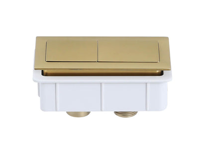 Brushed Brass Square Flush Buttons