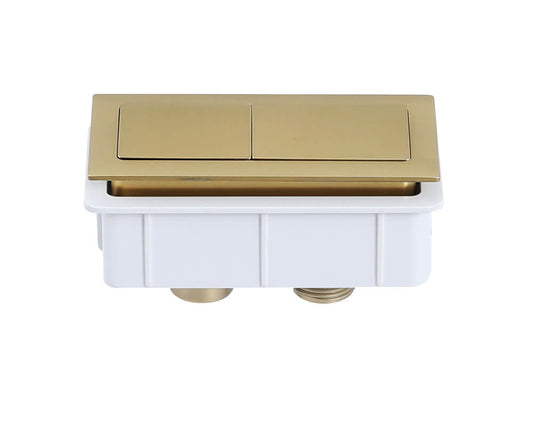 Brushed Brass Square Flush Buttons