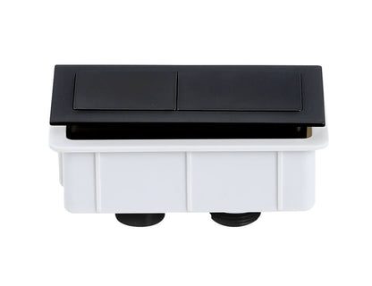 Matte Black Square Flush Buttons