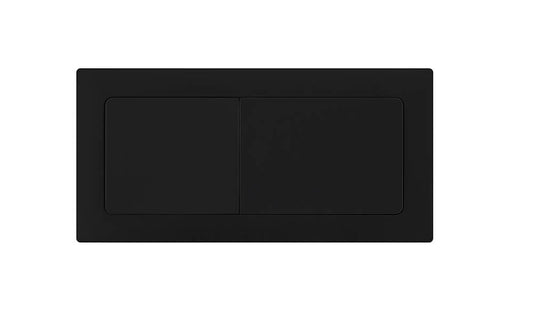 Matte Black Square Flush Buttons