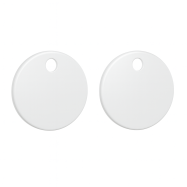 WhisperFlush Thin Toilet Seat Hinge Cap Covers- Matte White