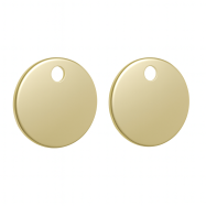 WhisperFlush Thin Toilet Seat Hinge Cap Covers- Brushed Brass