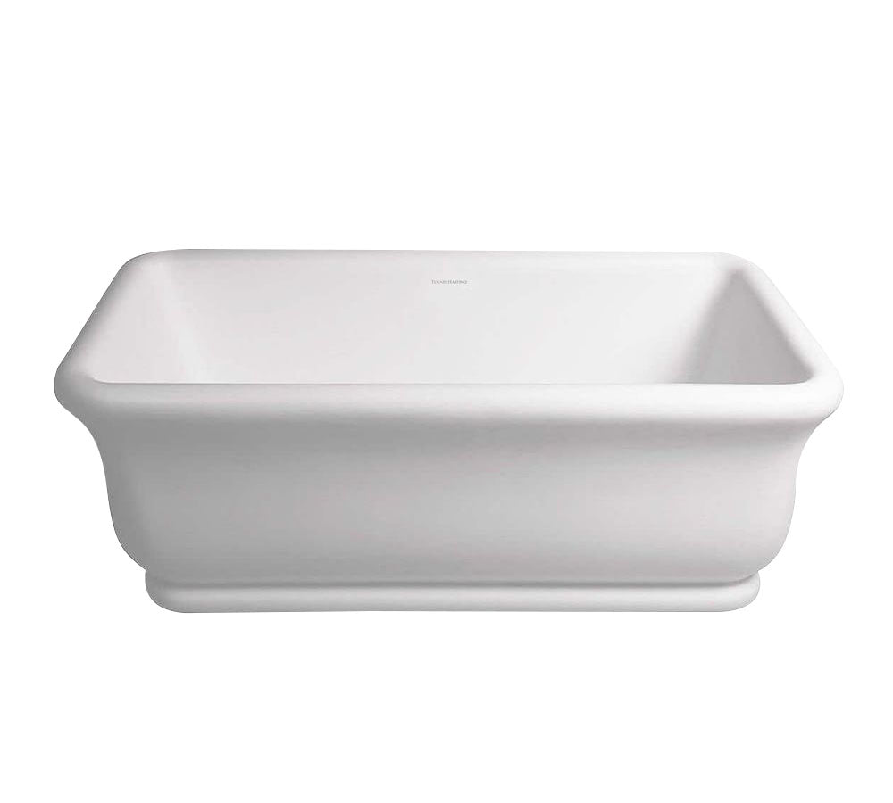 Kirkham 180 TitanCast Bath - Satin Silk White