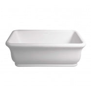 Kirkham 180 TitanCast Bath - Satin Silk White With Overflow