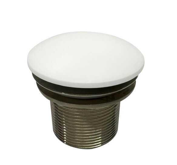 TitanCast 40mm Bath Pop-Up Waste - Satin Silk White