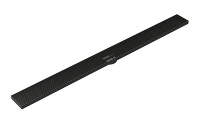 Ezyflow 1200mm Heelguard Linear Waste DN89 - Matte Black