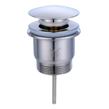 Universal 32/40mm Mushroom Pop-up Waste - Brushed Nickel