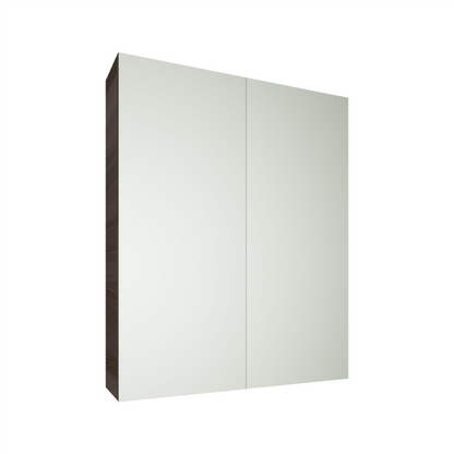600mmx750mm Evie Shaving Cabinet - Dark Brown