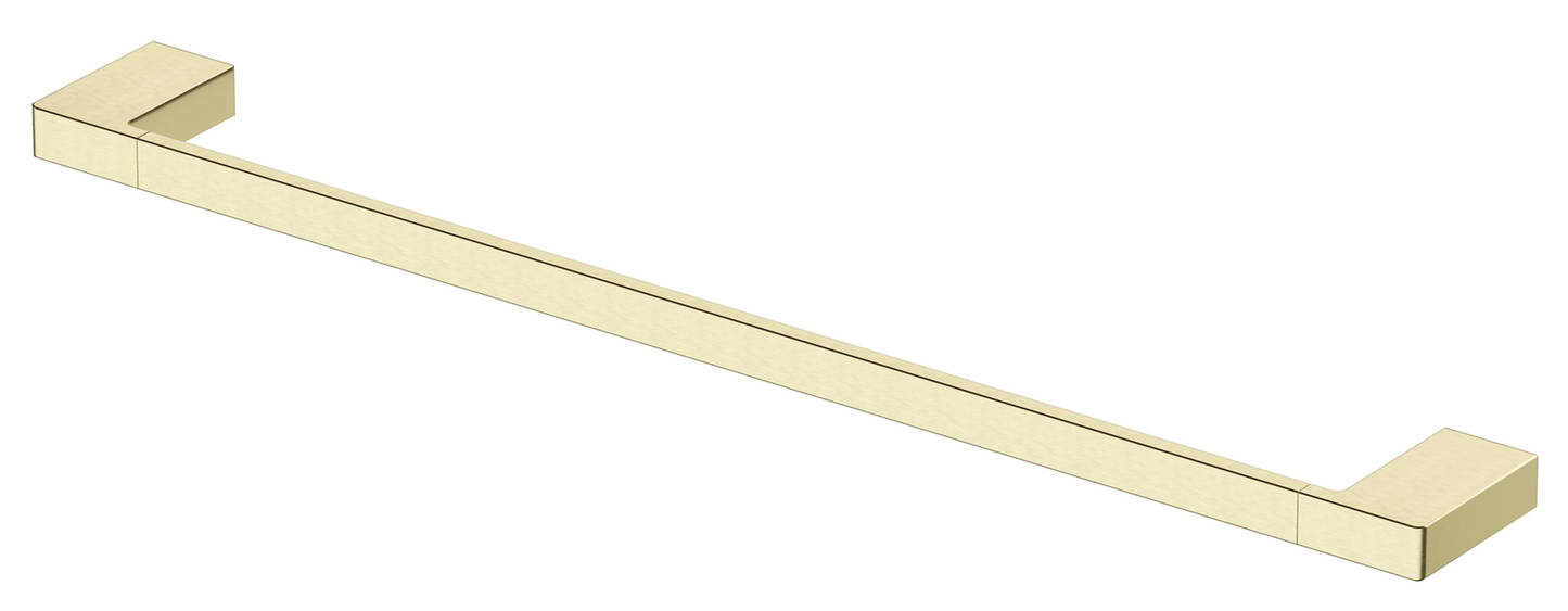 Milos Single Towel Rail - 600mm - French Gold