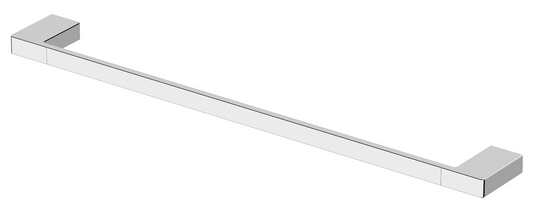 Milos Single Towel Rail - 600mm - Chrome