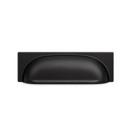 Verese Cup 96mm Cabinetry Handle – Matte Black