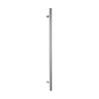 Radiant Vertical Single HEATED Towel Bar 40mm X 950mm Polished SS