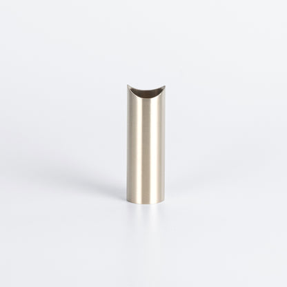 Radiant WARM Brushed Nickel round tube leg 70mm