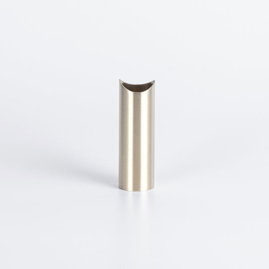 Radiant WARM Brushed Nickel round tube leg 70mm