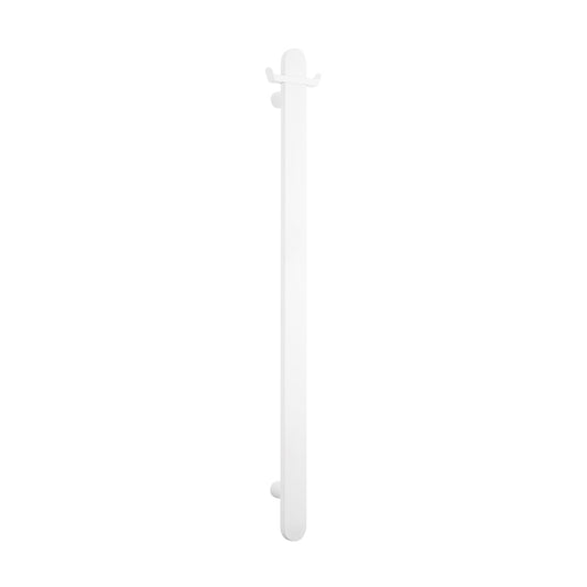 Radiant VERTICAL FLAT BAR TOWEL RAIL 50 X 930MM MATT WHITE