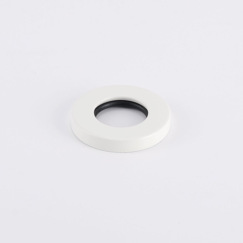 Radiant Matt White Vertical towel rail (round & flat) Cover Plate