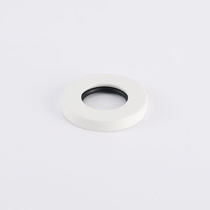 Radiant Matt White Vertical towel rail (round & flat) Cover Plate