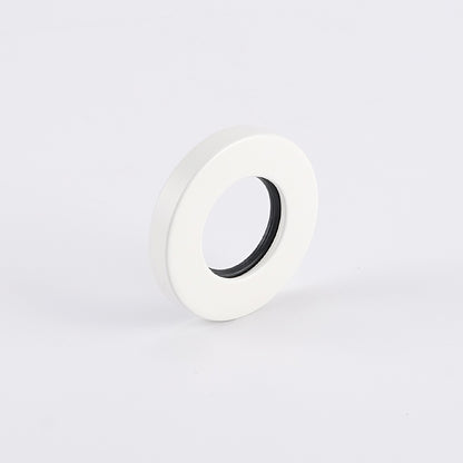 Radiant Matt White Vertical towel rail (round & flat) Cover Plate