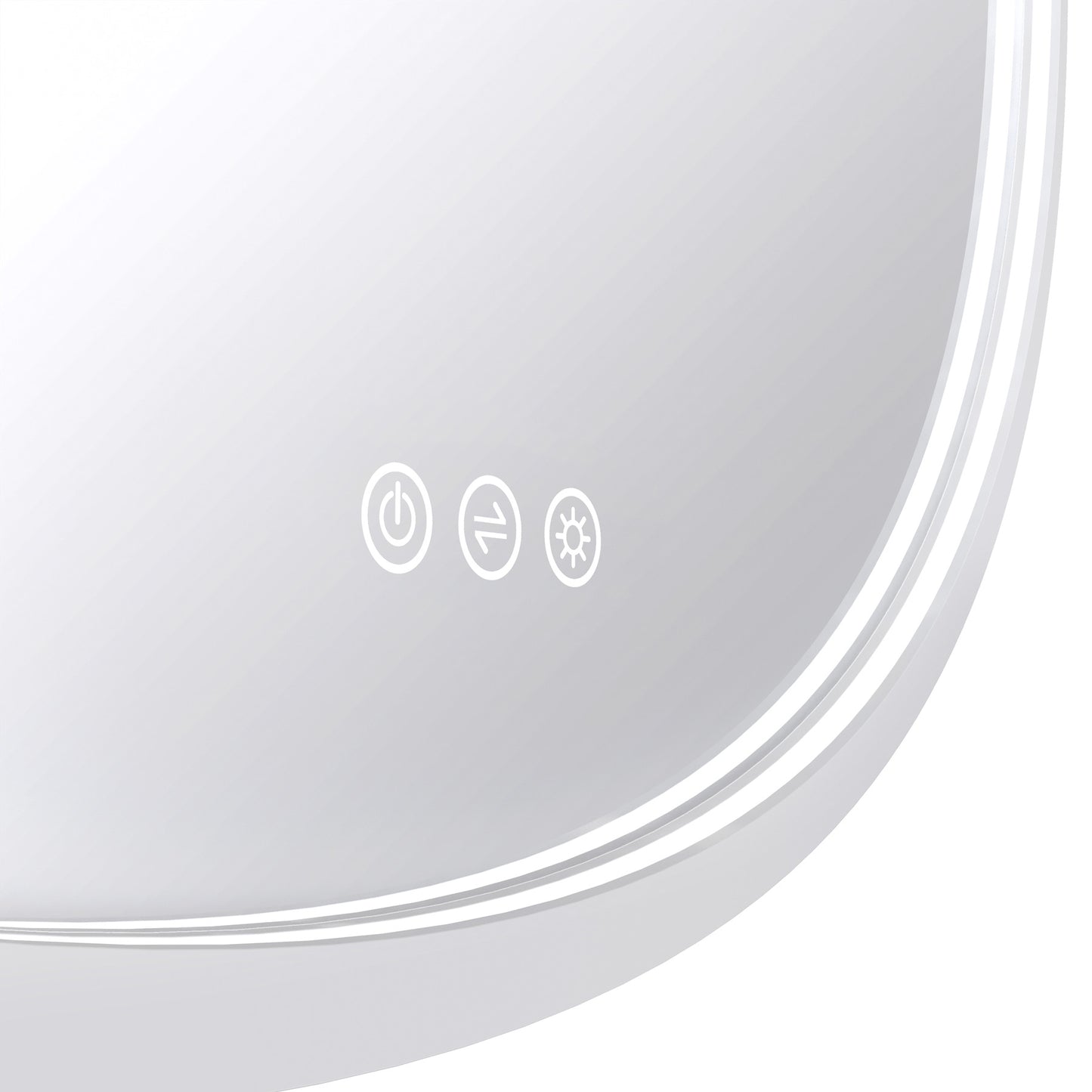 Radiant OLËK - White - 600mm LED Mirror